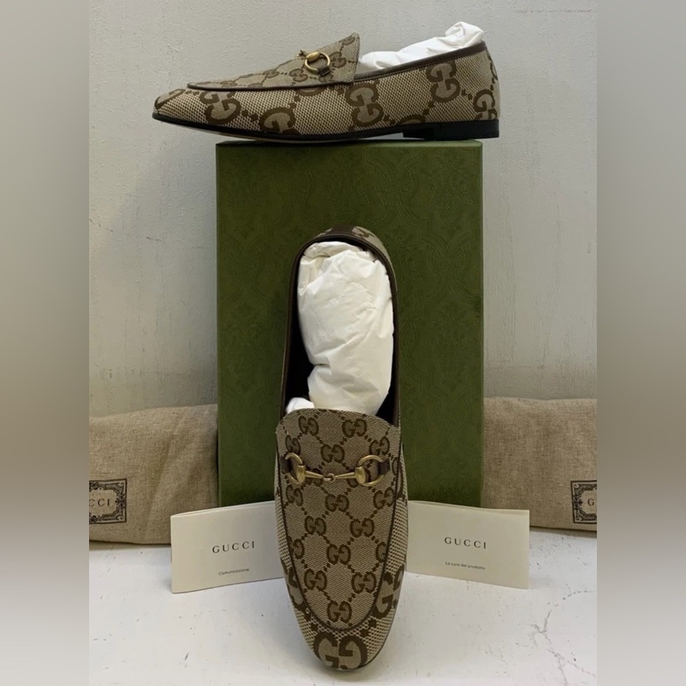 Gucci 431467 Jordan loafers GG horsebit 40/ us 10